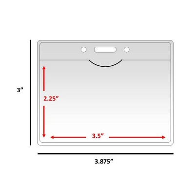 2x3 Horizontal Badge Holder