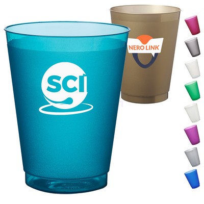 Frosted Stadium Cup w/ Flexible Plastic 16 oz. Stadium Cups