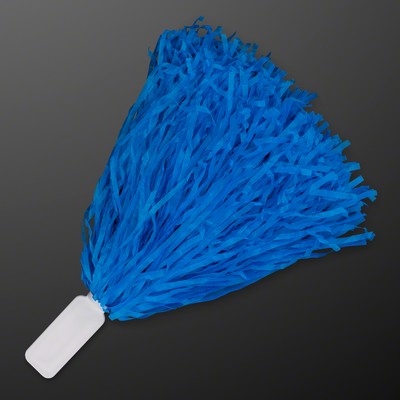 Economy Blue Pom Poms (Non-Light Up) - BLANK