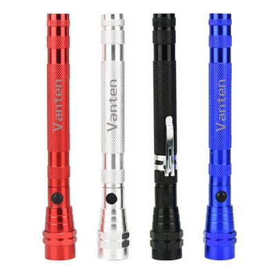 Telescopic Magnetic Flashlight