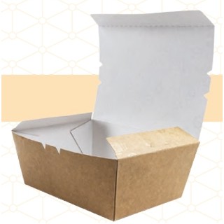 Large Kraft Paper To-Go Box