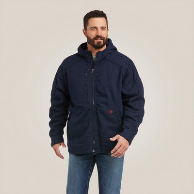 Ariat® Men's FR DuraLight Stretch Canvas Navy Jacket