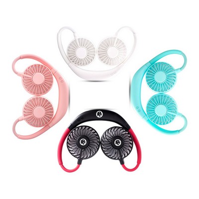 Portable Hanging Neck Sports Fan-USB Rechargable