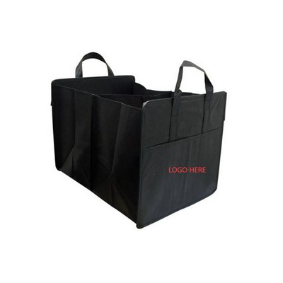 2 Compartments Folding Car Organizer