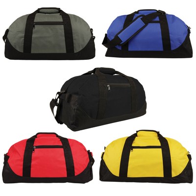 Two-Tone Duffle Bag