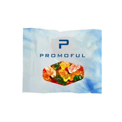 2 Oz. Full Color Bag w/Gummy Bears