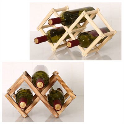 Wood Wine Storage Rack