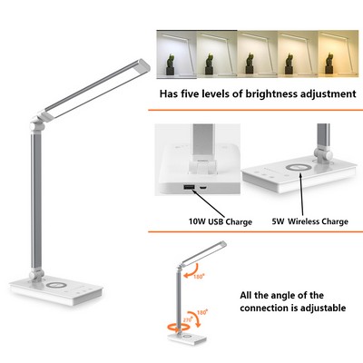 Limelight Desk Lamp With Wireless Charger