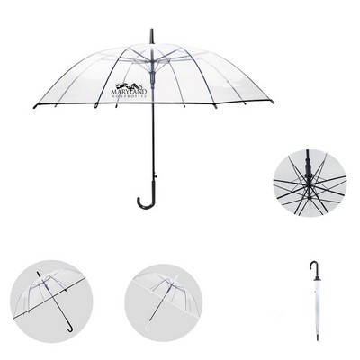 Auto Open Clear Umbrella