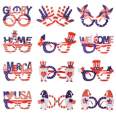 American Flag Glasses