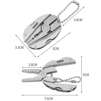 Multifunction Mini Foldable Survival Plier