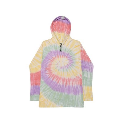 Tie Dye Long Sleeve Hoodie Shirt - Unisex