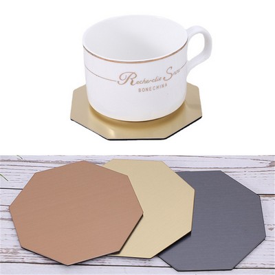 Octagonal Stainless Steel Coaster