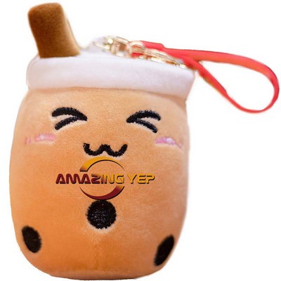 4" Plush Keychain Simulation Key Tag - Mug