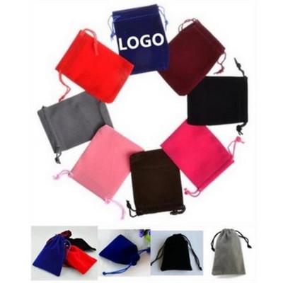 4x6 Soft Mini Velvet Drawstring Pouch