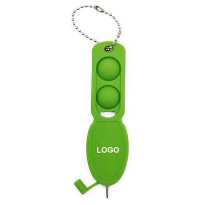 Ball Pen/Pop Toy Key Chain