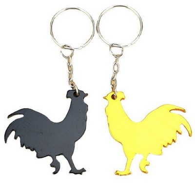 Rooster Bottle Opener Keychain