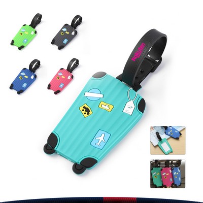 Cartoon Silicone Luggage Tag