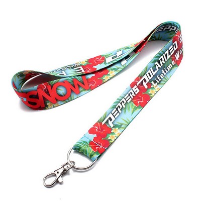 1 Youth Size Full Color Sublimated Lanyard