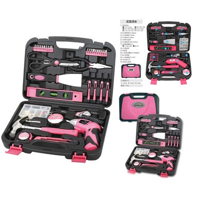 135 Piece Household Cordless Screwdriver Tool Kit