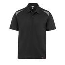 Dickie's® Men's Team Performance Short Sleeve Polo Shirt - Black/Smoke Gray