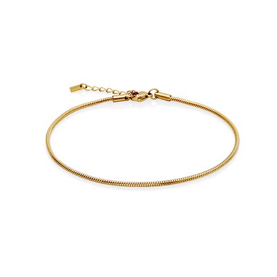 CJ Steelx Snake Chain Anklet - Gold