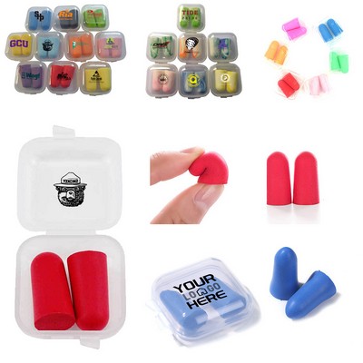 Promo Earplugs in Square Case