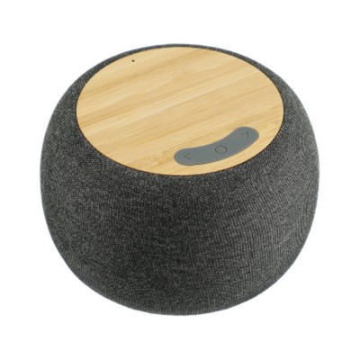 Bamboo Top Speaker with Wireless Charging