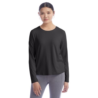 Champion Ladies' Cutout Long Sleeve T-Shirt