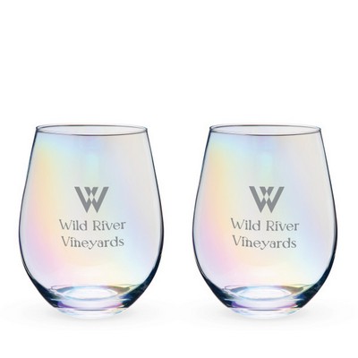 Twine Living® Luster Stemless Wine Glass