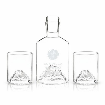 Mountain Decanter and Tumblers by Viski®