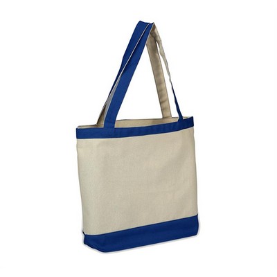 Canvas Color Accent Tote