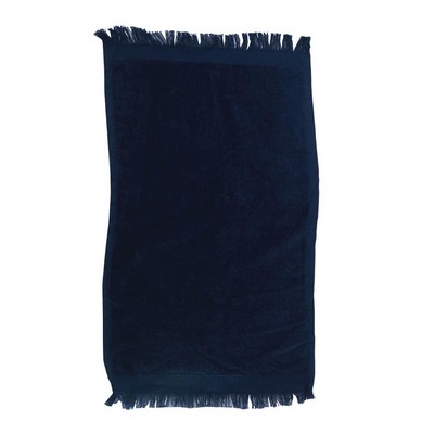 Fingertip Towel Fringed Ends