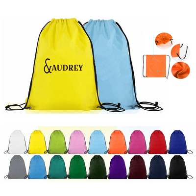 Multi-color Budget Drawstring Backpack