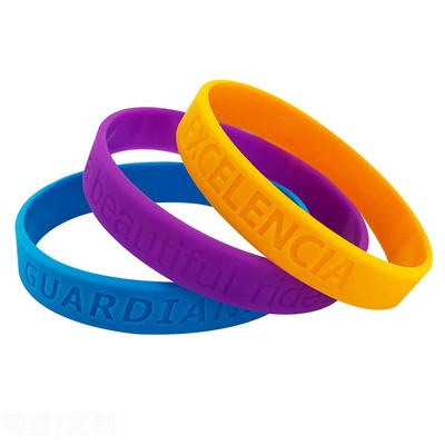 Debossed Silicone Wristband