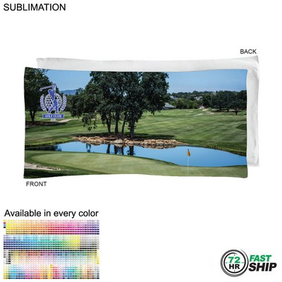 72 Hr Fast Ship - Golf Caddie Towel, Large, in Microfiber Dri-Lite Terry, 20"x40", Sublimated