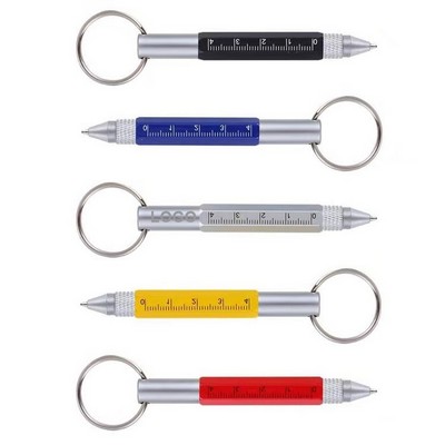 Mini Multifunction 6-in-1 Ballpoint Pen