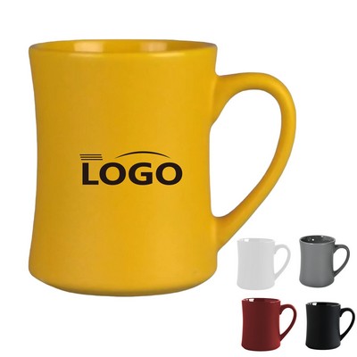 16 oz. Waist-fitting ceramic coffee cup