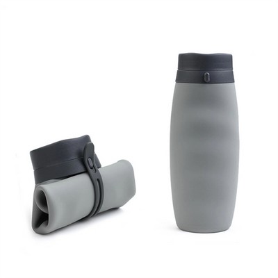 20oz Collapsible Silicone Water Bottle