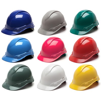 Pyramex Ridgeline® Non-Vented Cap Style ANSI Type I Hard Hat with 4 Point Suspension