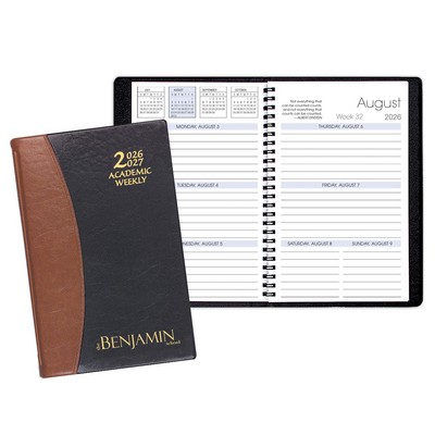 Academic Weekly Planner w/ Carriage Vinyl Cover