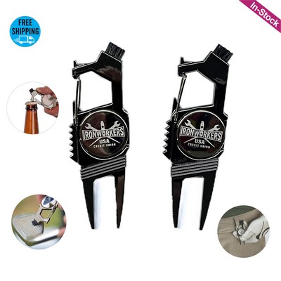 7 in 1 Multifunctional Golf Divot Repair Tool