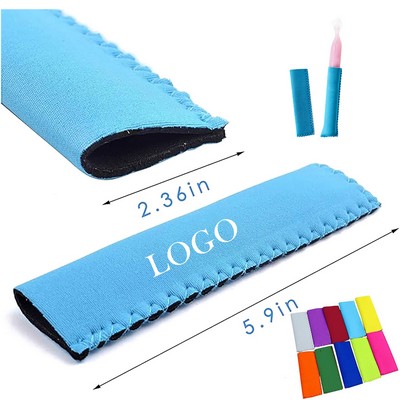 Reusable Popsicle Bags Holders, Freezer Ice Cream Pop Sleeves