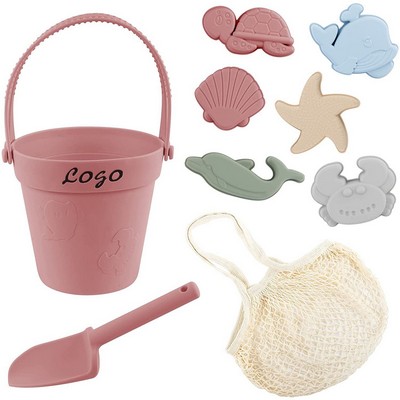 Ocean Beach Silicone Children'S Toy Set With Shovel