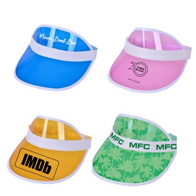 PVC Sun Visor Hat