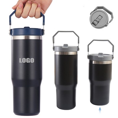 20 Oz. Stainless Steel Cups Mug With Straw