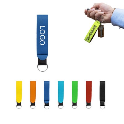 Neoprene Wristband Keychain