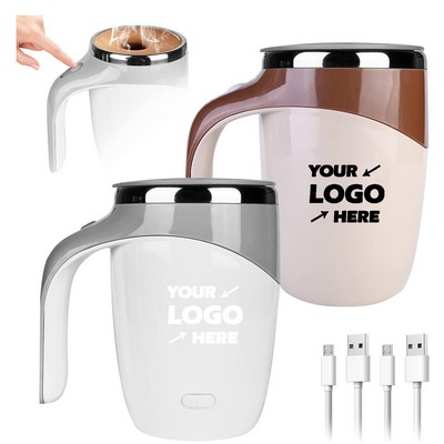 Self Stirring Stainless Steel Coffee Mug