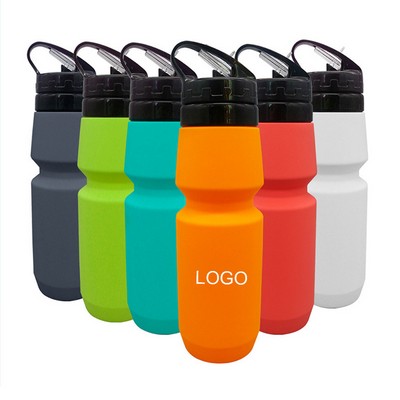 Collapsible Silicone Sport Water Bottle