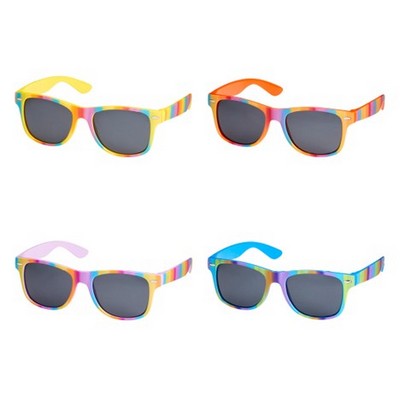 Kids Rainbow Stripe Sunglasses